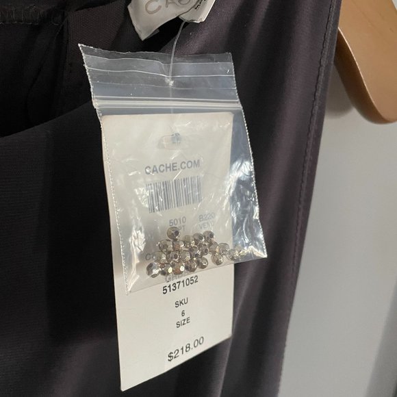 NWT Cache Dress with Beading - Picture 3 of 5